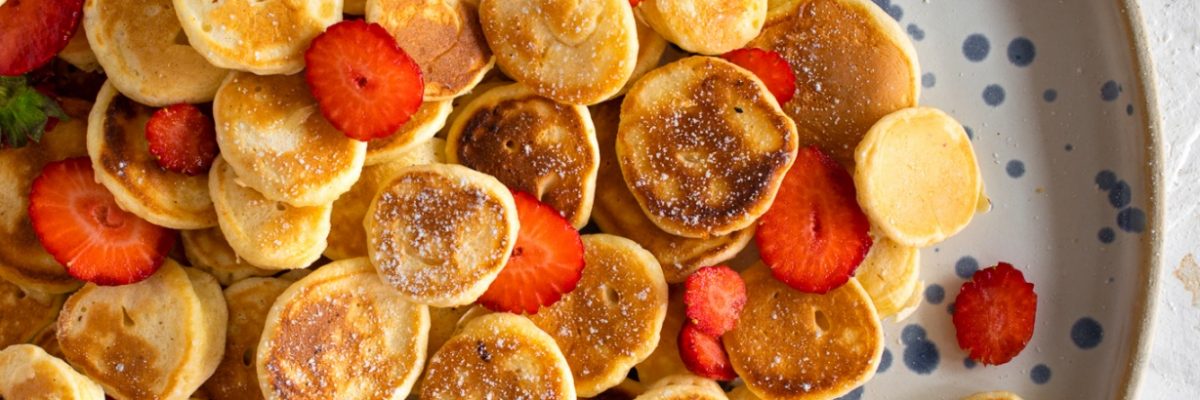 Mini pancakes przepis na maślance