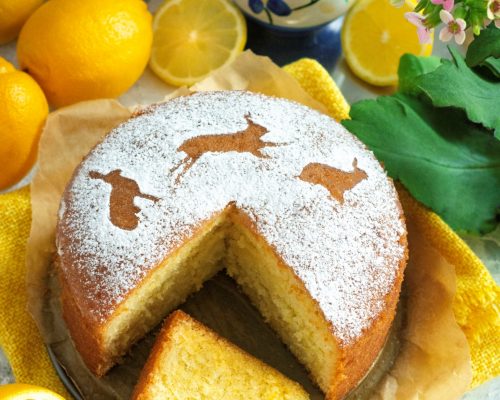 Angielskie ciasto cytrynowe Lemon Drizzle Cake